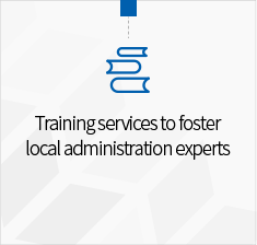 Training services to faster local administration experts